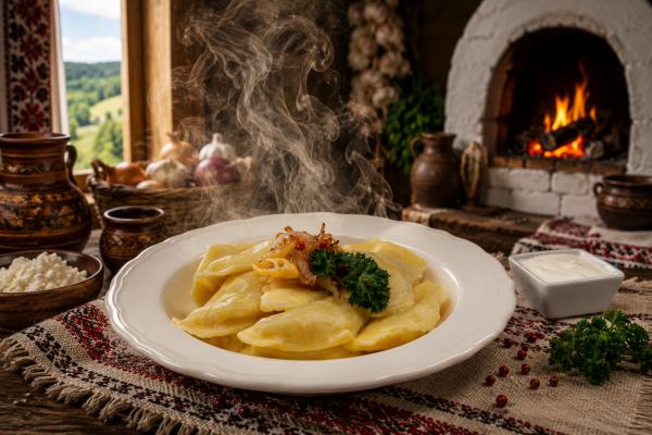 Tortelloni con Patate e Panna Acida