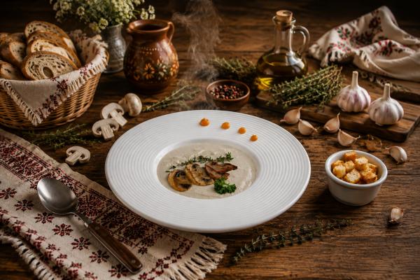 Zuppa Vellutata di Funghi
